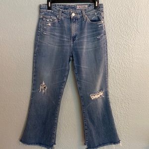 AG Adriano Goldschmied Blue High Rise Women Jeans